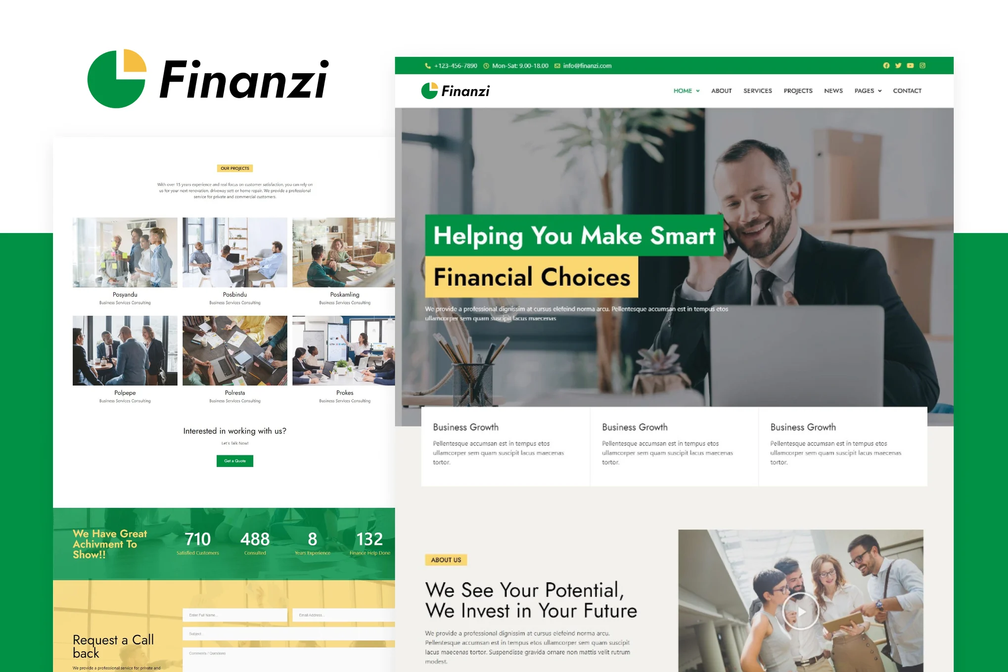 Finanzi - Finance & Business